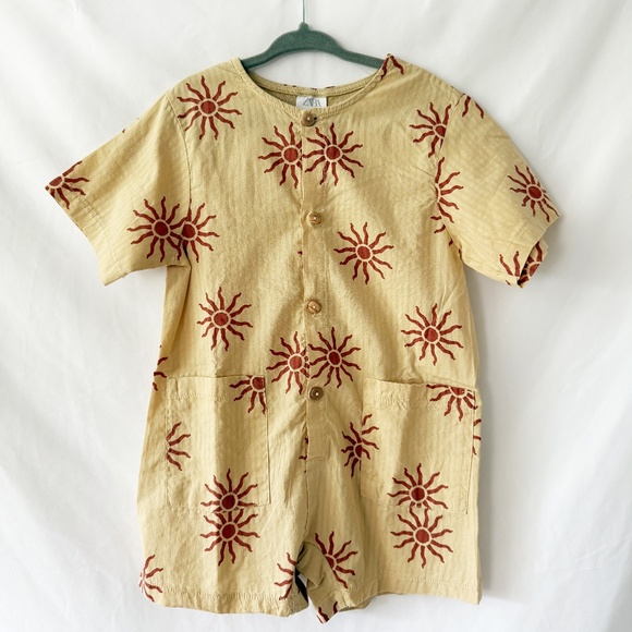 Zara Kids Suns One Piece Romper Size 5 - Picture 1 of 4